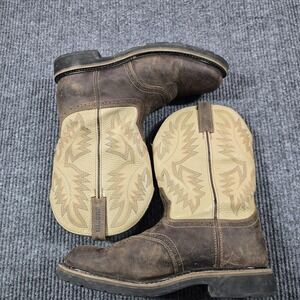 Justin Boots Mens 13 Beige Brown Superintendent 11 Inch Work SE4660